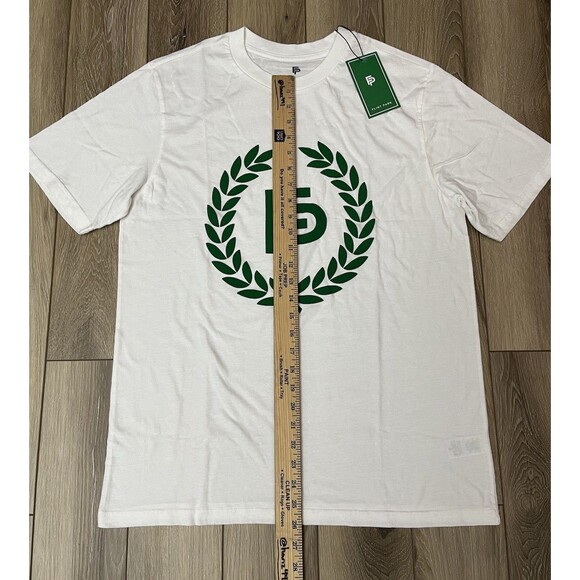 Flint Park Original Logo Tee Shirt White Mens Size Medium NEW Organic Cotton - Picture 8 of 9